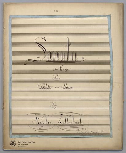 Sonata No. 22 - Score,