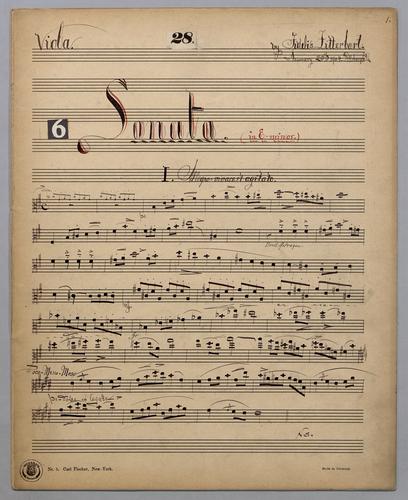 Sonata : [no.] 28 - Parts: Viola,