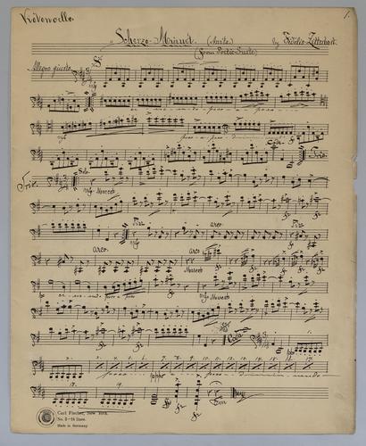 Scherzo-Minuet - Parts: Violoncello