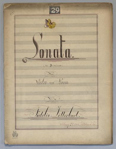 Sonata : [no.] 29 - Score,