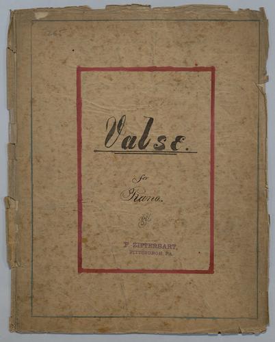 Valse : for Piano : [in F major]
