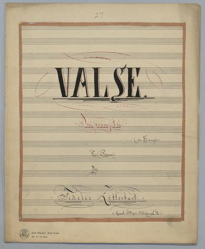 Valse : in Eb Major : Impromptu : for Piano,