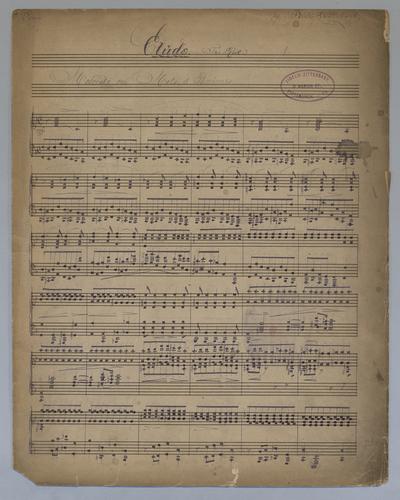 Etude : The Riot : [for] Piano