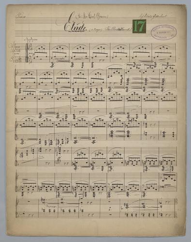 Etude : [no.] 17 : in F Major : The Pirate's Haunt : [for] Piano