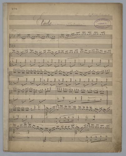 Etude : in Db major : The Swallow : [for] Piano