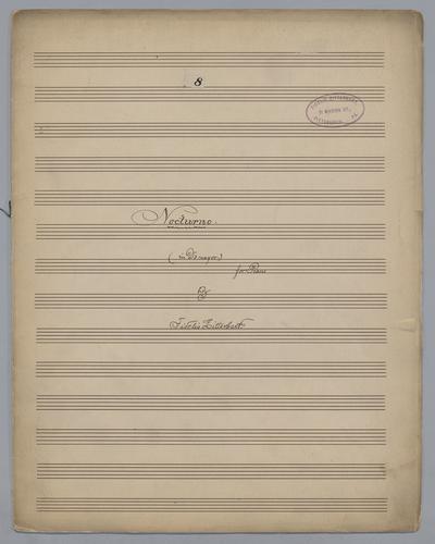 Nocturno : [no.] 8 : in Db Major : for Piano