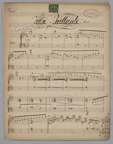 Valse Brillante : for Piano : Op. 173