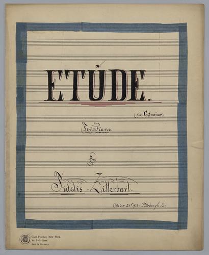 Etude : in C# Minor : for Piano,
