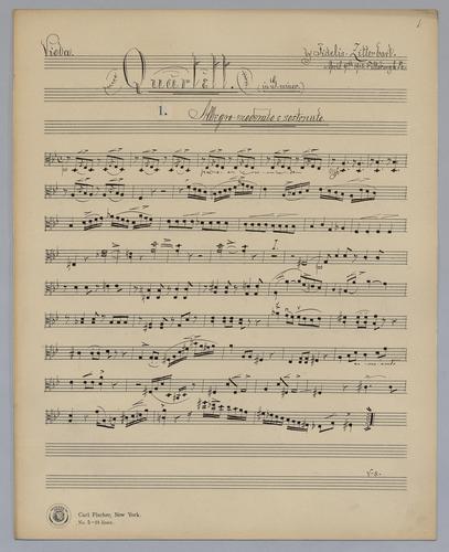 Quartett : [no.] 75 - Parts: Viola,