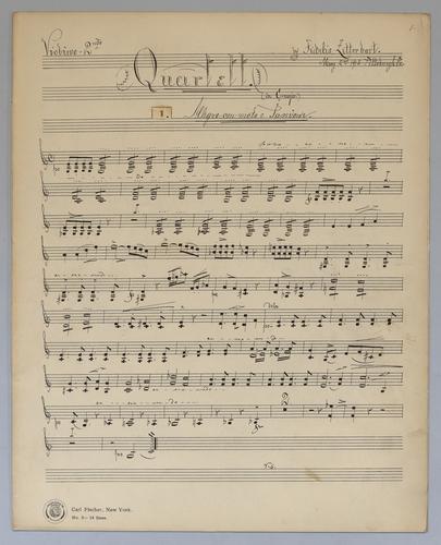 Quartett : [no.] 78 - Parts: Violino 2,