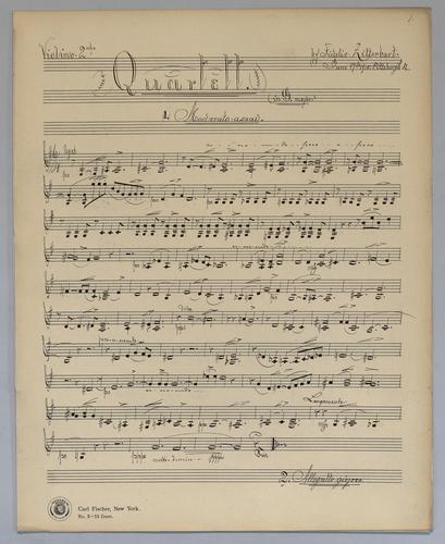 Quartett : [no.] 85 - Parts: Violino 2,