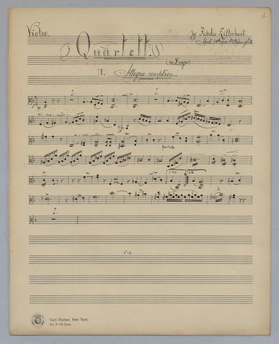 Quartett : [no.] 76 - Parts: Viola,