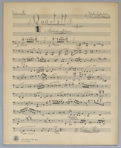 Quartett : [no.] 86 - Parts: Violoncello,
