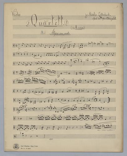 Quartett : [no.] 77 - Parts: Viola,