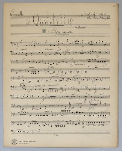 Quartett : [no.] 83 - Parts: Violoncello,