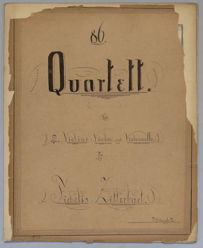 Quartett : [no.] 86 - Score,
