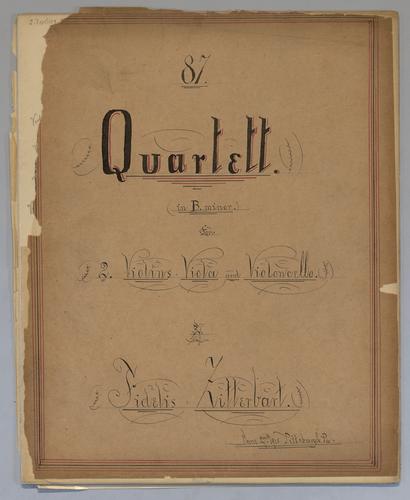 Quartett : [no.] 87 - Score,