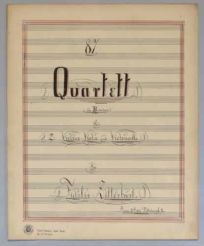 Quartett : [no.] 87 - Parts: Violin 1,