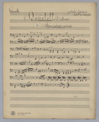 Quartett : [no.] 75 - Parts: Violoncello,
