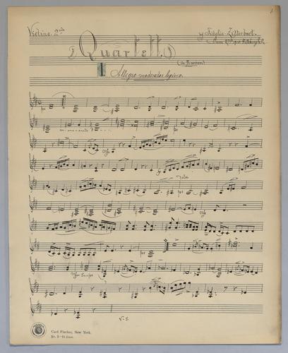 Quartett : [no.] 87 - Parts: Violin 2,