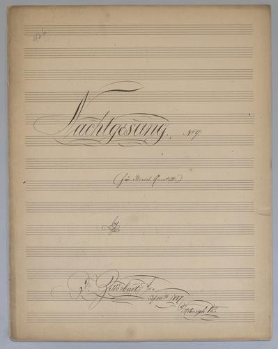 Nachtgesang : No. 9 - Parts: Violine 1,