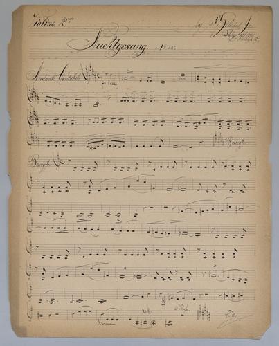 Nachtgesang : No. 15 - Parts: Violine 2,