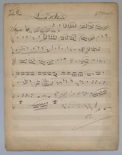 Lamento d'Irlanda - Parts: Violine 1,