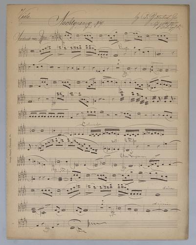 Nachtgesang : No. 9 - Parts: Viola,