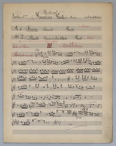 Pastoral Suite - Parts: Violin 1