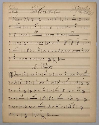 Violin Concerto in E Moll - Parts: Timpani,