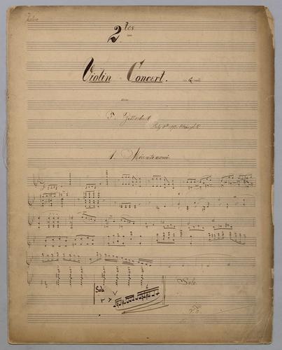 2tes Violin-Concert - Parts: Solo Violin,