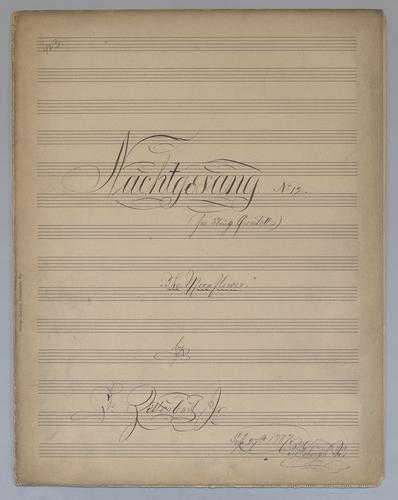Nachtgesang : No. 12 - Score,