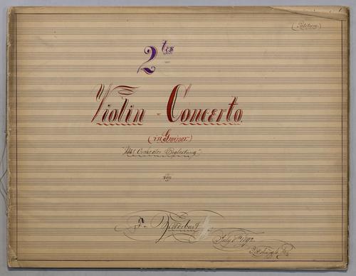 2tes Violin-Concerto - Score,