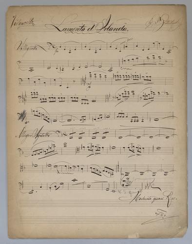 Lamento d'Irlanda - Parts: Violoncello,