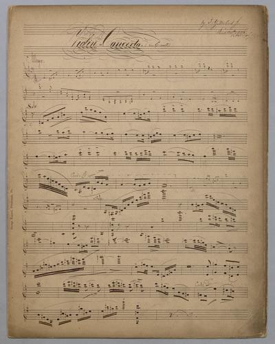 1stes Violin Concerto- Parts: Solo Violin,