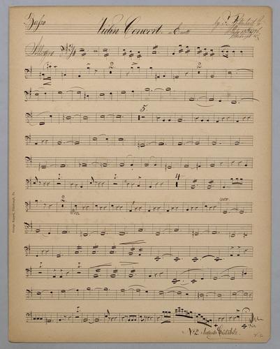 Violin Concerto in E Moll - Parts: Basso,
