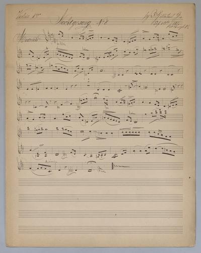 Nachtgesang : No. 8 - Parts: Violine 1,