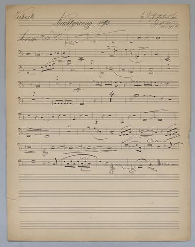 Nachtgesang : No. 13 - Parts: Violoncello,