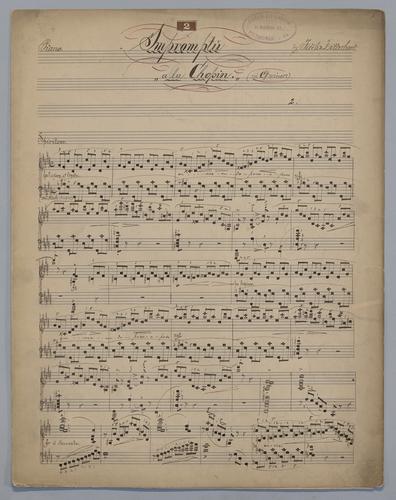 Impromptu in C# Minor : a la Chopin : [for] Piano : [no.] 2,