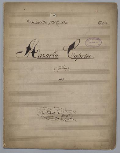 Mazurka Caprice : Op. 172 : for Piano : [no.] 9