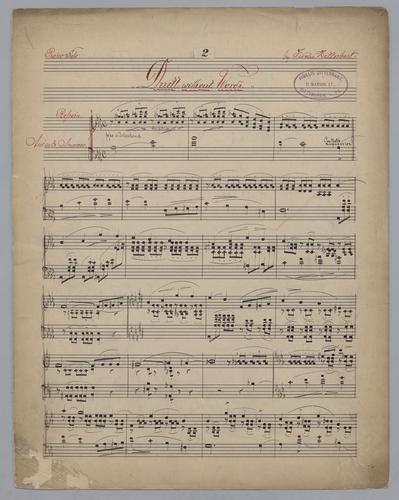 Duett without Words : [for] Piano solo : [no.] 2