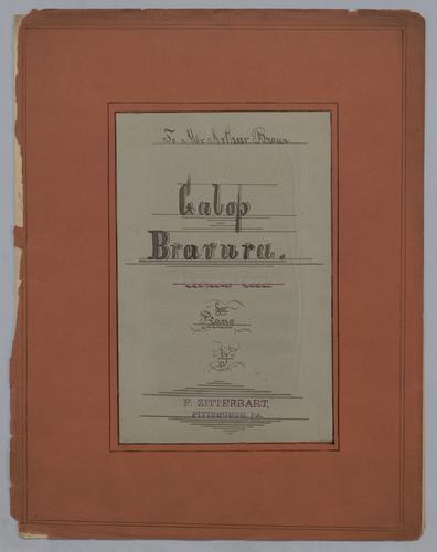 Galop Bravura : for Piano