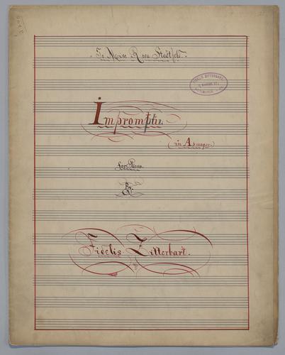 Impromptu : in Ab Major : for Piano