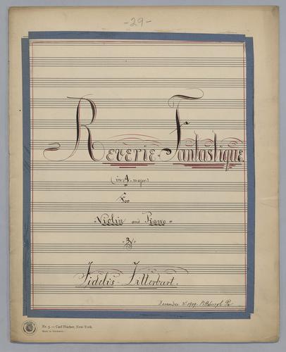 Reverie Fantastique - Score,