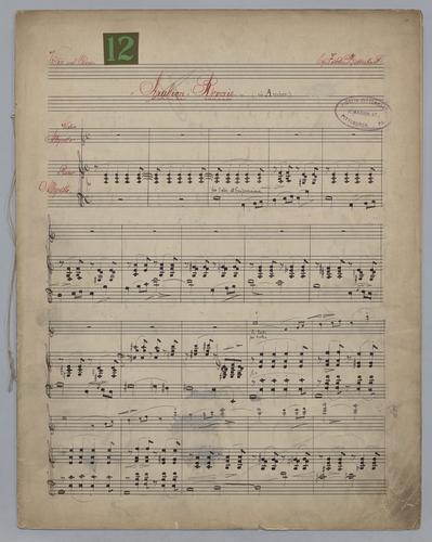 Reverie [no.] 12 - Score