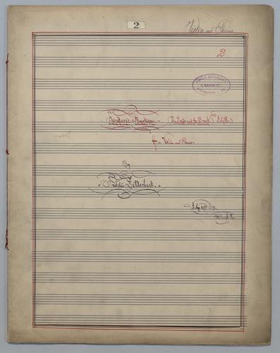 Fantasie Rustique - Score