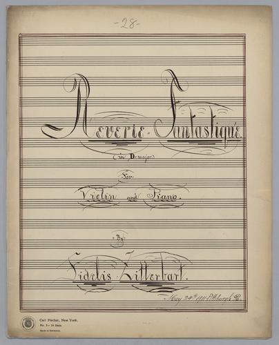 Reverie Fantastique - Score,
