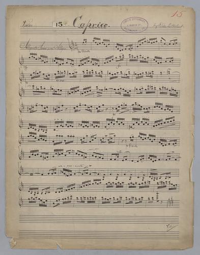 Caprice No. II - Parts: Violin