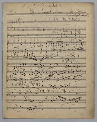 Allegro de Concert - Parts: Violin,