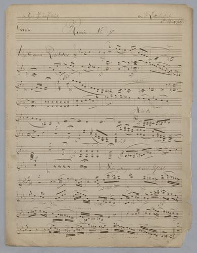 Reverie [no.] 9 : [for] Violin